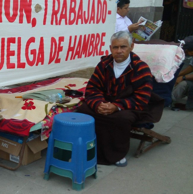 10 días de huelga de hambre ex trabajador del ayuntamiento de Cárdenas