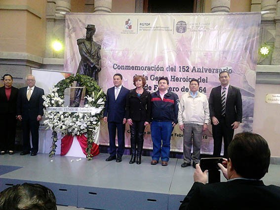 Conmemoran Gesta Histórica  del 27 de Febrero en la Ciudad de México