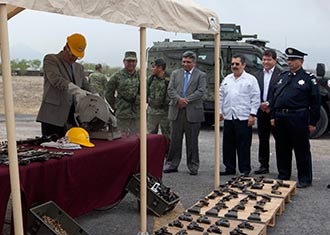 Destruye Sedena más de  75 mil armas canjeadas