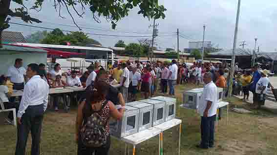 Salió la ciudadanía a votar en Cárdenas