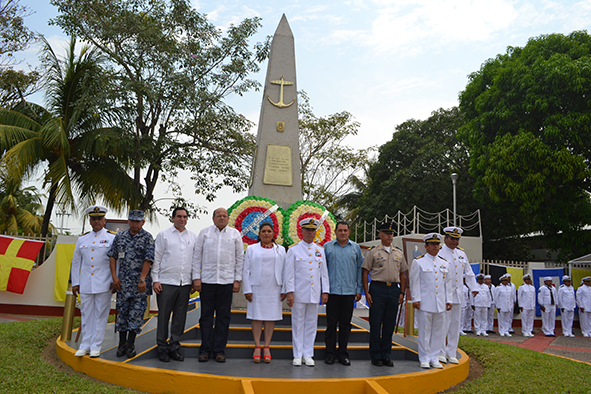 Realizan homenaje del CII aniversario de la gesta heroica de Veracruz