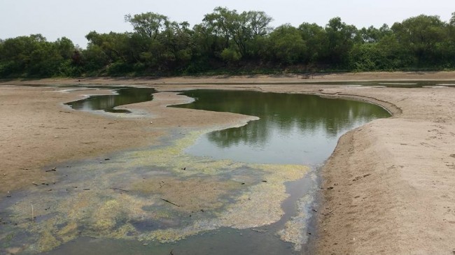 Fuerte sequía afecta al río Usumacinta