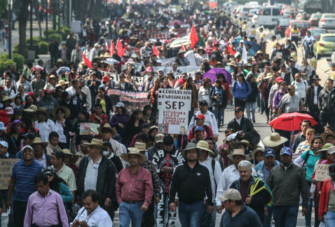 Alista CNTE marcha en la CDMX, el domingo