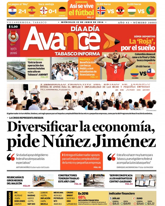 Edición 22 DE JUNIO 2016