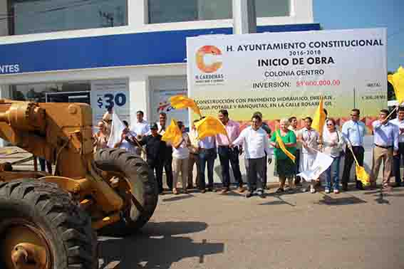 Obras que duren proyecto del alcalde Acosta León