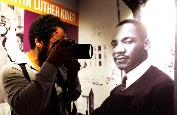 Inauguran exposición Martin Luther King