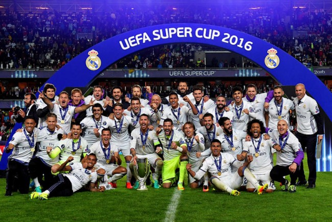 Real Madrid se coronó Supercampeón de Europa