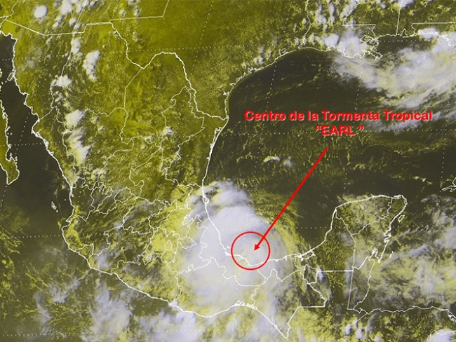 Podría ingresar ‘Earl’ otra vez a Veracruz