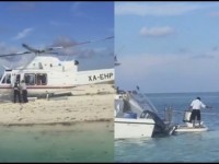 ‘Un error, que helicóptero aterrizara en arrecife’: EG