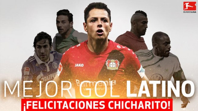 ‘Chicharito’ ganó el Mejor Gol Latino