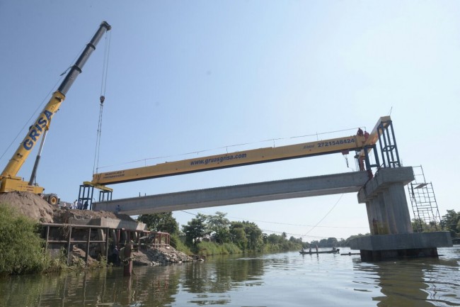 En diciembre quedará el puente de Tierra Colorada