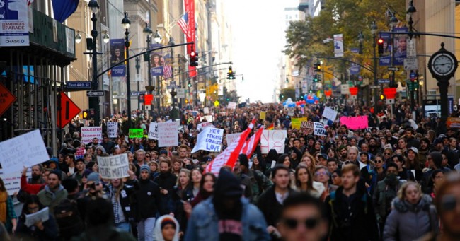 Marchan contra Trump