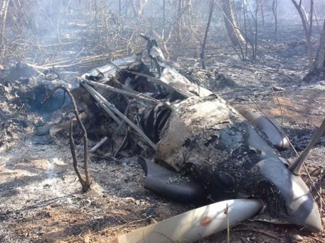 Se desploma avión de la Fuerza Aérea en Chiapas reportan dos muertos