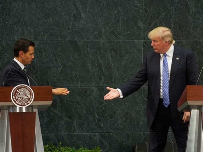 Piden PAN y PRD a Peña Nieto actuar con firmeza ante Trump