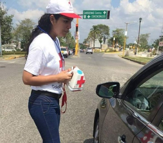 Inicio en Cárdenas la colecta de la Cruz Roja