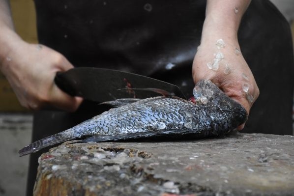 Por las nubes precios  de pescado y mariscos