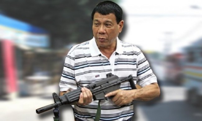 Duterte en la silla de los acusados