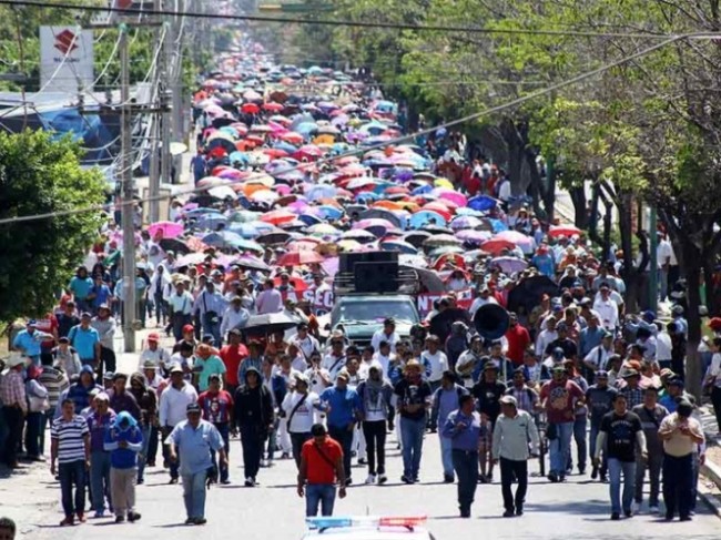 Anuncia CNTE paro de tres días y  bloqueos en carreteras de Chiapas