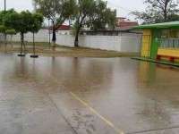 Atiende SE a las escuelas afectadas por la tormenta