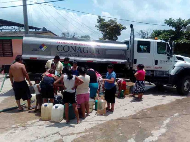 Se suministró 12 millones de litros de agua durante el estiaje