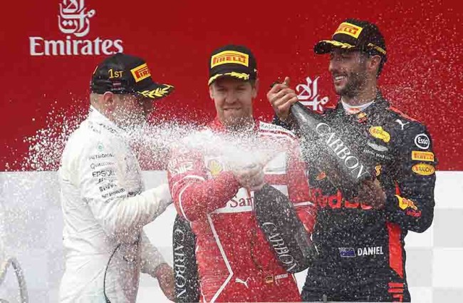 Ganaron Bottas… y Vettel