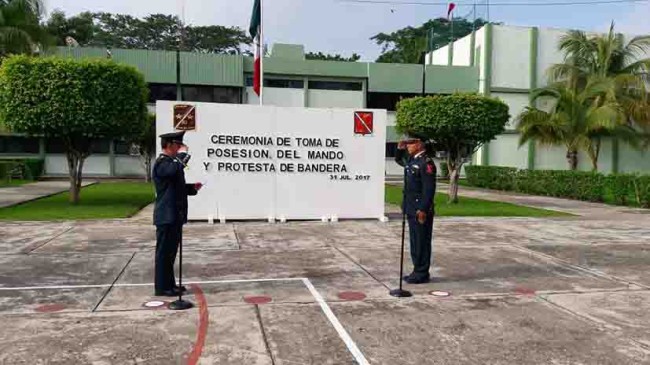 Dan posesión a nuevo comandante en Cárdenas