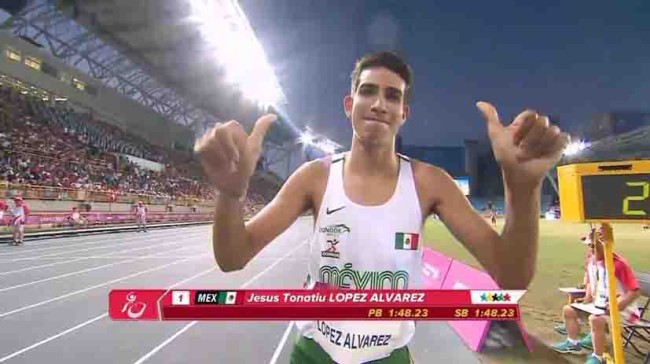 ¡México oro  en atletismo!