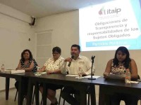 Busca el ITAIP incentivar a partidos políticos para que cumplan con la información