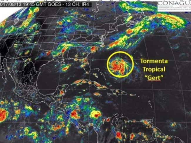 Se forma la tormenta tropical ‘Gert’ en el Océano Atlántico