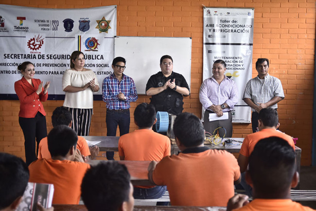 Inauguran taller en el Centro de Internamiento para adolescentes