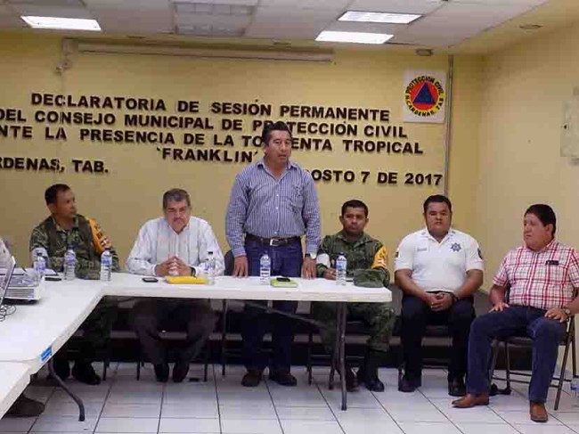 En alerta Protección Civil ante la tormenta “Franklin”