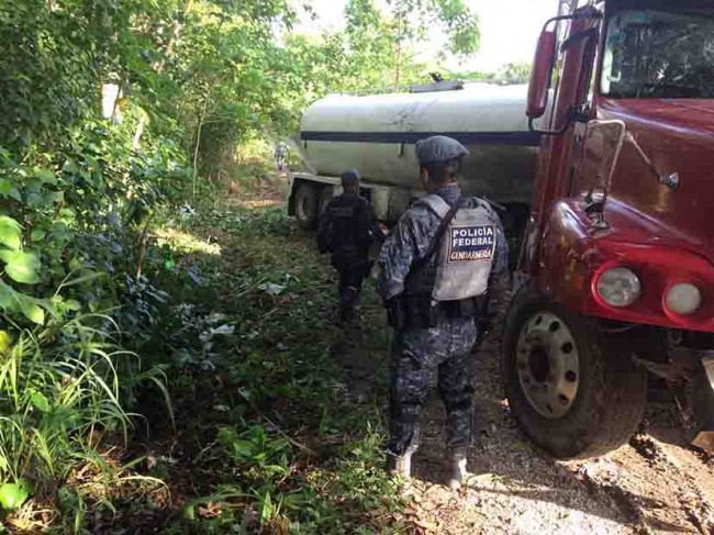 Asegura Gendarmería una toma clandestina