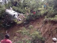 Se desploma un helicóptero que transportaba víveres