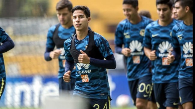 Lainez titular para el  América vs. Cruz Azul