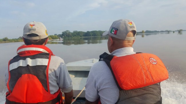 El Usumacinta, por debajo de su nivel