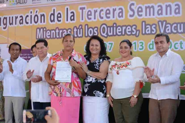 Protegidos con vacunas 95 por ciento de infantes