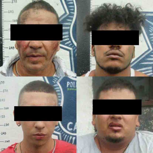 Detienen a cuatro colombianos por agresiones contra policías