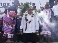 Le hacen una ‘limpia’ a AMLO en  Oaxaca