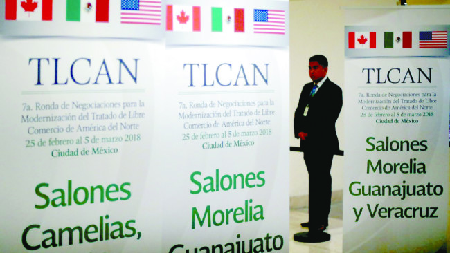 Negociación del TLCAN registra 60% de avances