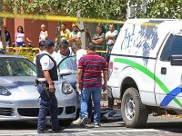 Asesinan a  conductor de  un Porsche