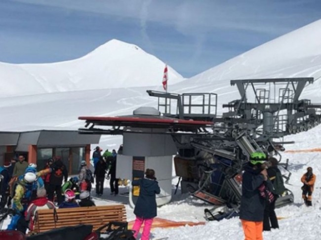 Teleférico deja 8  heridos en Georgia