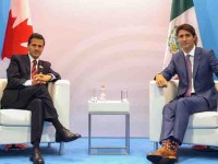 Peña Nieto y Trudeau  hablan sobre TLCAN,  informa Presidencia