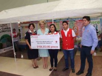 Entrega Fundación Soriana su donativo a la Cruz Roja