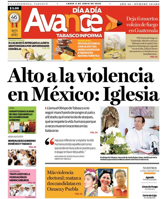04 LUNES JUNIO/2018