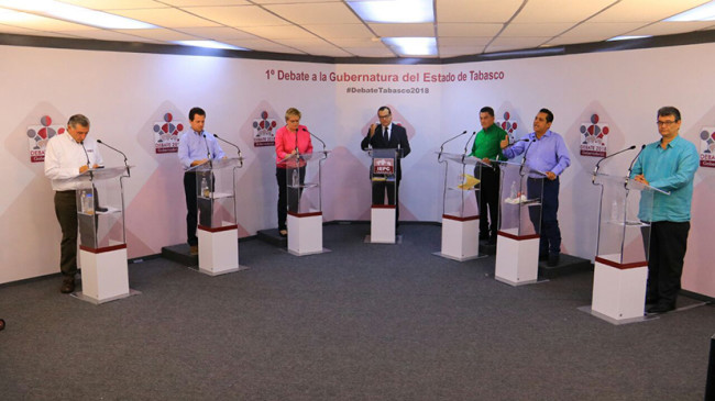 Candidatos a debatir