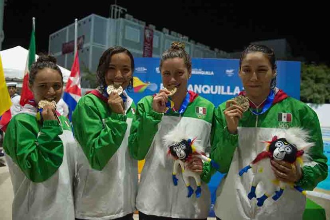 México domina el  medallero