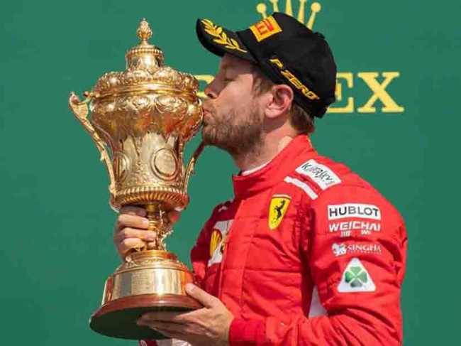 Vettel se lleva el Gran  Premio de Gran Bretaña