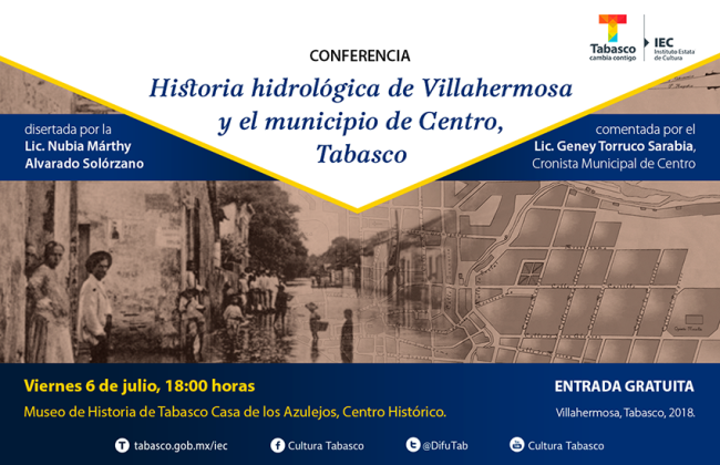 Disertarán conferencia sobre hidrología de Villahermosa