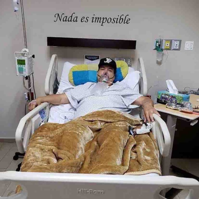 Julio Preciado, hospitalizado