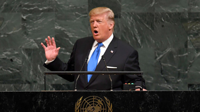 Trump presume  “audaz” estrategia de paz con Norcorea